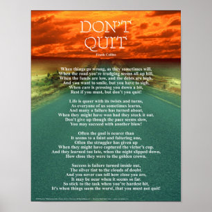 Não Sair - Poster de 11"x14"