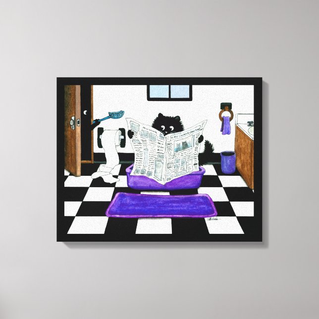 Não se esqueça de cortar a Canvas de Arte de Bihrl (Frente)