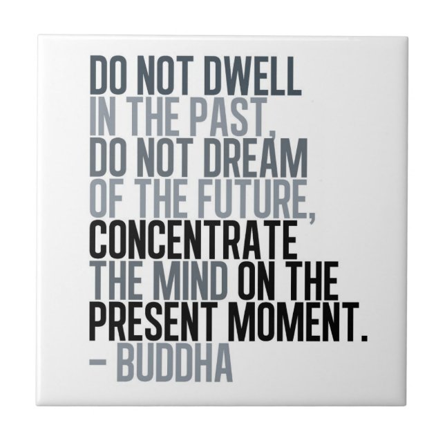 Não se incomode no passado - Budda (Frente)