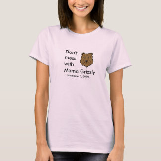 Não se meta com a camiseta da mamãe Grizzly