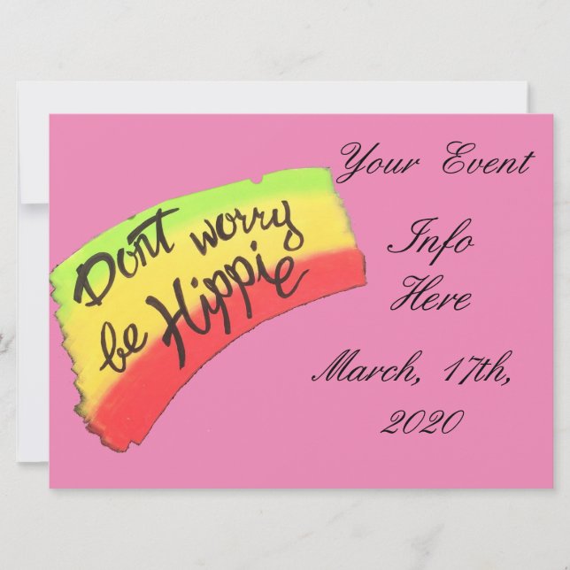 Não se preocupe com Hippie Thunder_Cove (Frente)