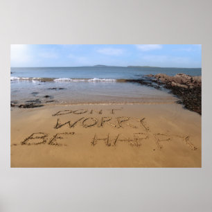 não se preocupe seja poster feliz