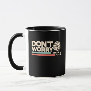 Não se preocupe, tenho um plano Caneca Retro Gamer