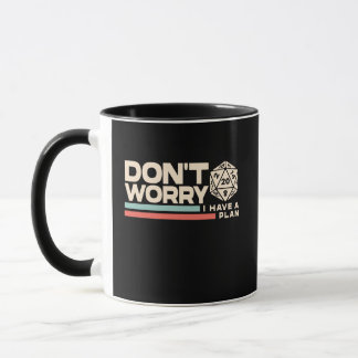 Não se preocupe, tenho um plano Caneca Retro Gamer