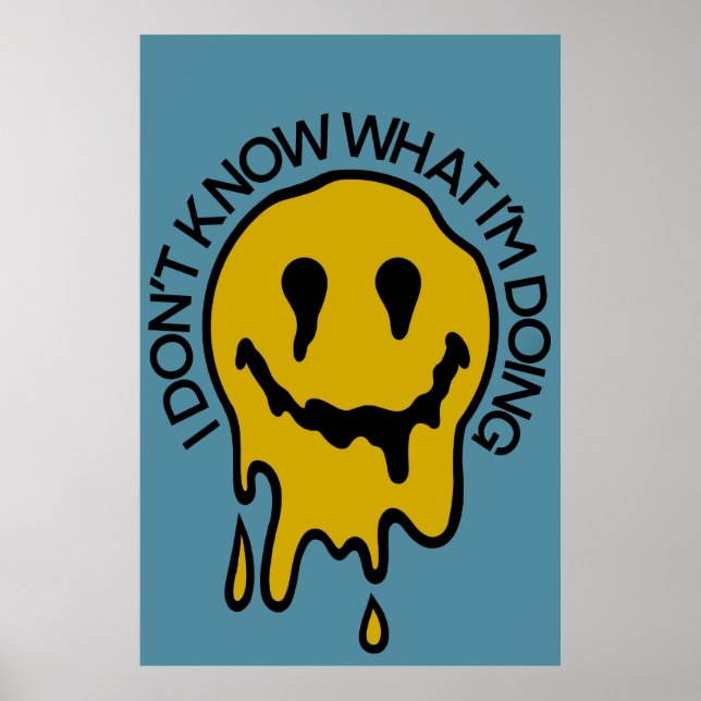 Não sei o que estou fazendo poster (Frente)