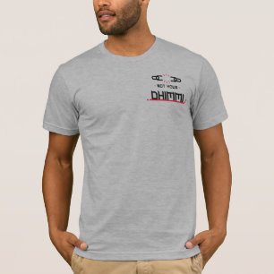 Não Seu Dhimmi – Camiseta Estilo Kufic de Cadeia Q