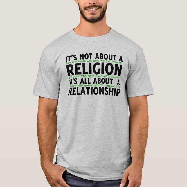 Não sobre a camisa da religião (Frente)