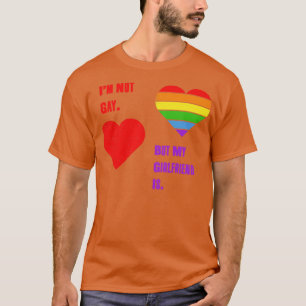 Não Sou Gay, Mas Minha Namorada É A Camisa LGBT Pr