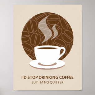 Não sou Poster de café
