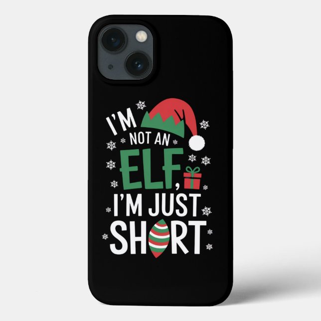 Não Sou Um Elfo Só Baixo Natal Engraçado (Verso)