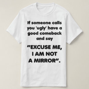 Não sou um Espelho. Camisa Engraçada