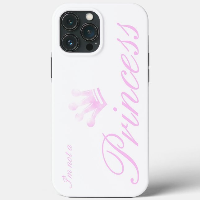 Não sou uma Princesa - capas de iphone feminina - (Verso)