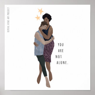 Não sozinho, mini poster