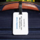 Não sua etiqueta de bagagem personalizada | Cobalt (Back Insitu 4)