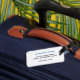 Não sua etiqueta de bagagem personalizada | Cobalt (Back Insitu 1)