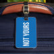 Não sua etiqueta de bagagem personalizada | Cobalt (Front Insitu 2)