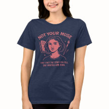 Não Sua Musa - Teto Gráfico Feminista para Meninas