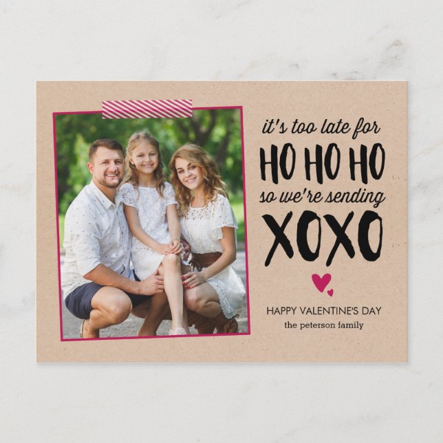 Não Tarde Demais Para O Cartão Postal Do Dia de os (Frente)