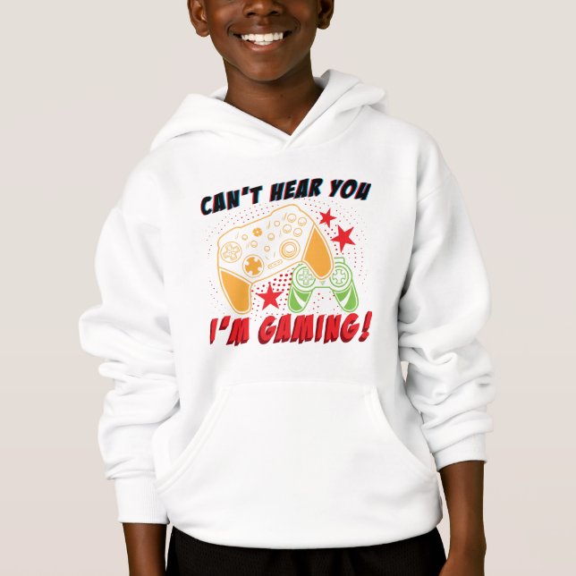 Não te ouço, estou a jogar camisa, Gamer Gift (Frente)