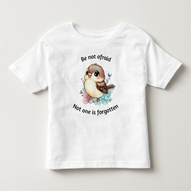 Não Tenha Medo Da Camiseta De Bíblia Nadadora (Frente)