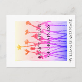 Não tenha medo do cartão postal da grandeza