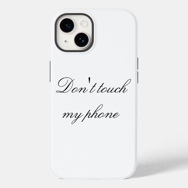 Não tocar no meu telefone (Verso)