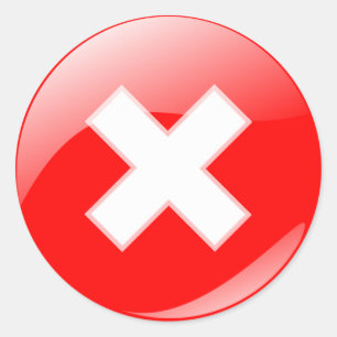 Não toque no adesivo redondo