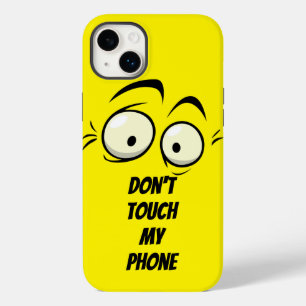 Não Toque no Phone Yellow iPad Case & Skin