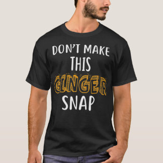 Não Torne Essa Camisa De Ginger Engraçada De Cabeç