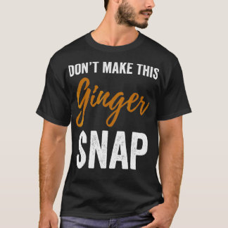 Não Torne Esta Camisa Vermelha Engraçada Do Ginger