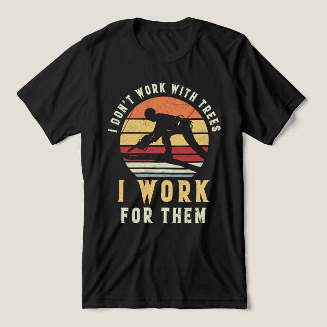 Não trabalho com árvores, trabalho para elas (Design frontal)