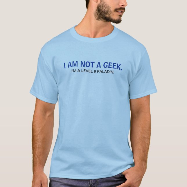 Não uma camisa do geek (Frente)