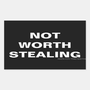 Não valor que rouba etiquetas