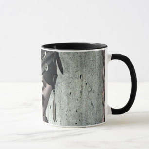 Não veja nenhuma caneca gótico má da arte