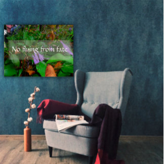 Não voar do destino sabedoria dizendo poster