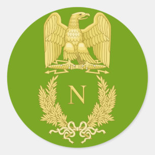 Napoleão I Imperial Eagle Emblem no adesivo