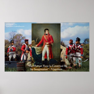 Napoleon "Imagination Rules" Quote poster sleeve b