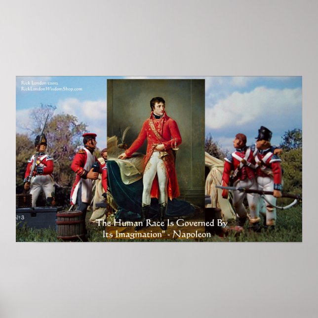 Napoleon "Imagination Rules" Quote poster sleeve b (Frente)