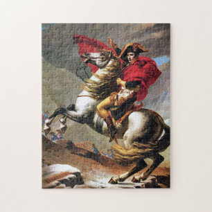 Napoleon que cruza o quebra-cabeça dos cumes
