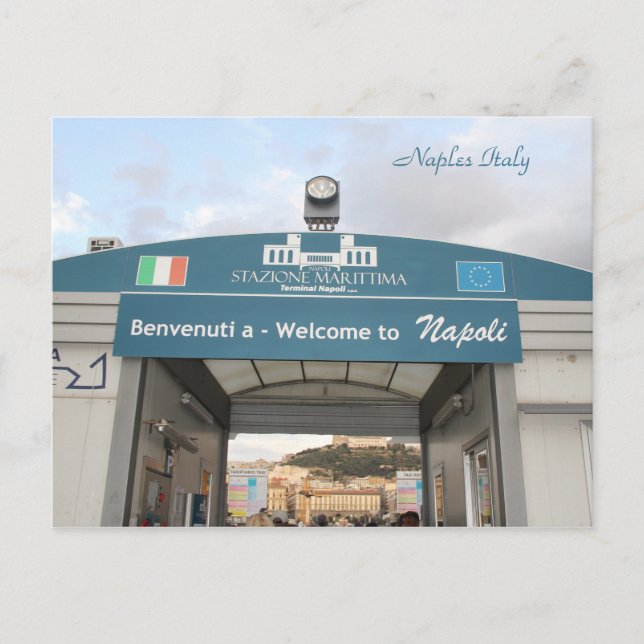 Nápoles, Itália, Nápoles, Fotografia, cartão posta (Frente)