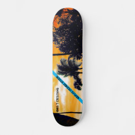Nápoles Laranja Tempestade 7/8" Skateboard Deck