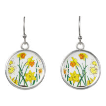 Narciso Alegre Aquarela Floral Primavera Gota
