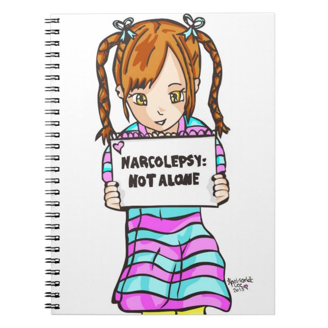 NARCOLEPSY: NÃO caderno de ALONE™ (Frente)