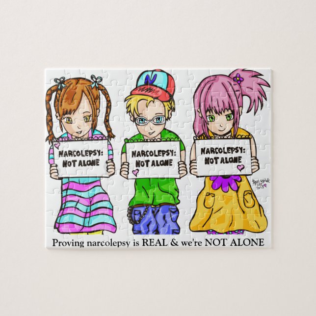 NARCOLEPSY: NÃO quebra-cabeça do divertimento de (Horizontal)