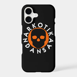 NARKOTIKA LIV Caso laranja iPhone X preto N3