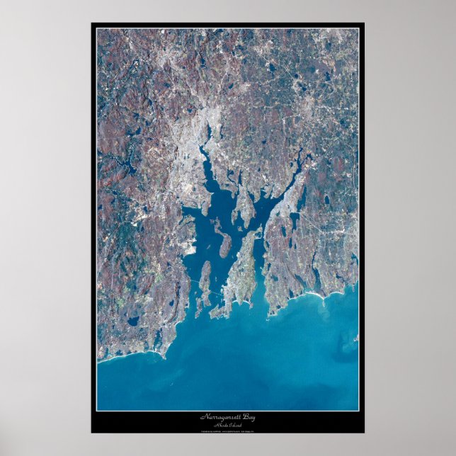 Narragansett Bay Rhode Island poster (Frente)