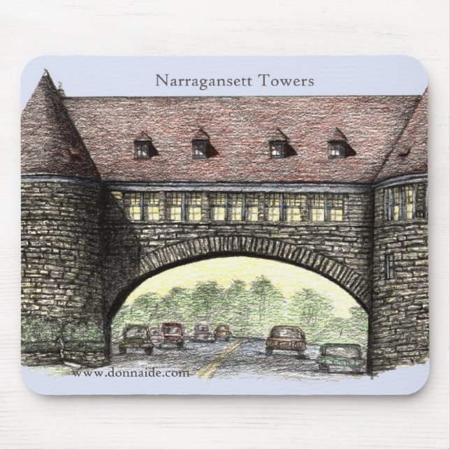 Narragansett eleva-se Mousepad (Frente)