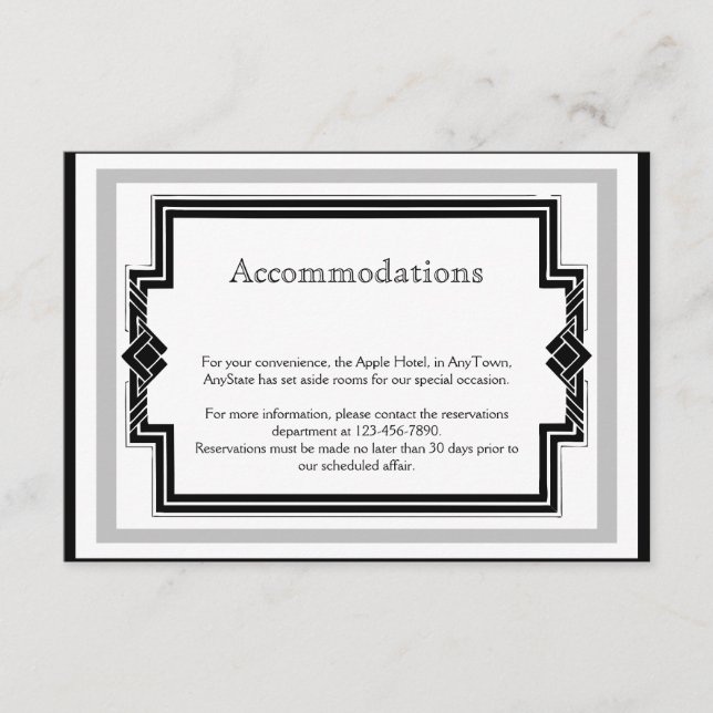 Narrativa de Deco de Arte Branca Negra Inserção (Frente)