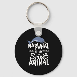 Narwhal bonito é meu chaveiro animal das citaçõ