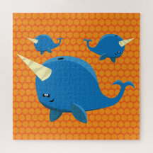 Narwhal de flutuação - quebra-cabeça